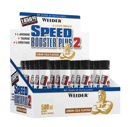 Energizanți / Performanță - Weider Speed Booster Plus II 20x25 ml