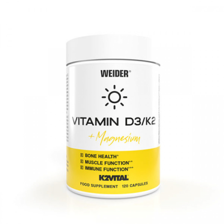 Vitamine A, B, C, D, E, K - Weider Vitamin D3/K2 + Magnesium 120 caps