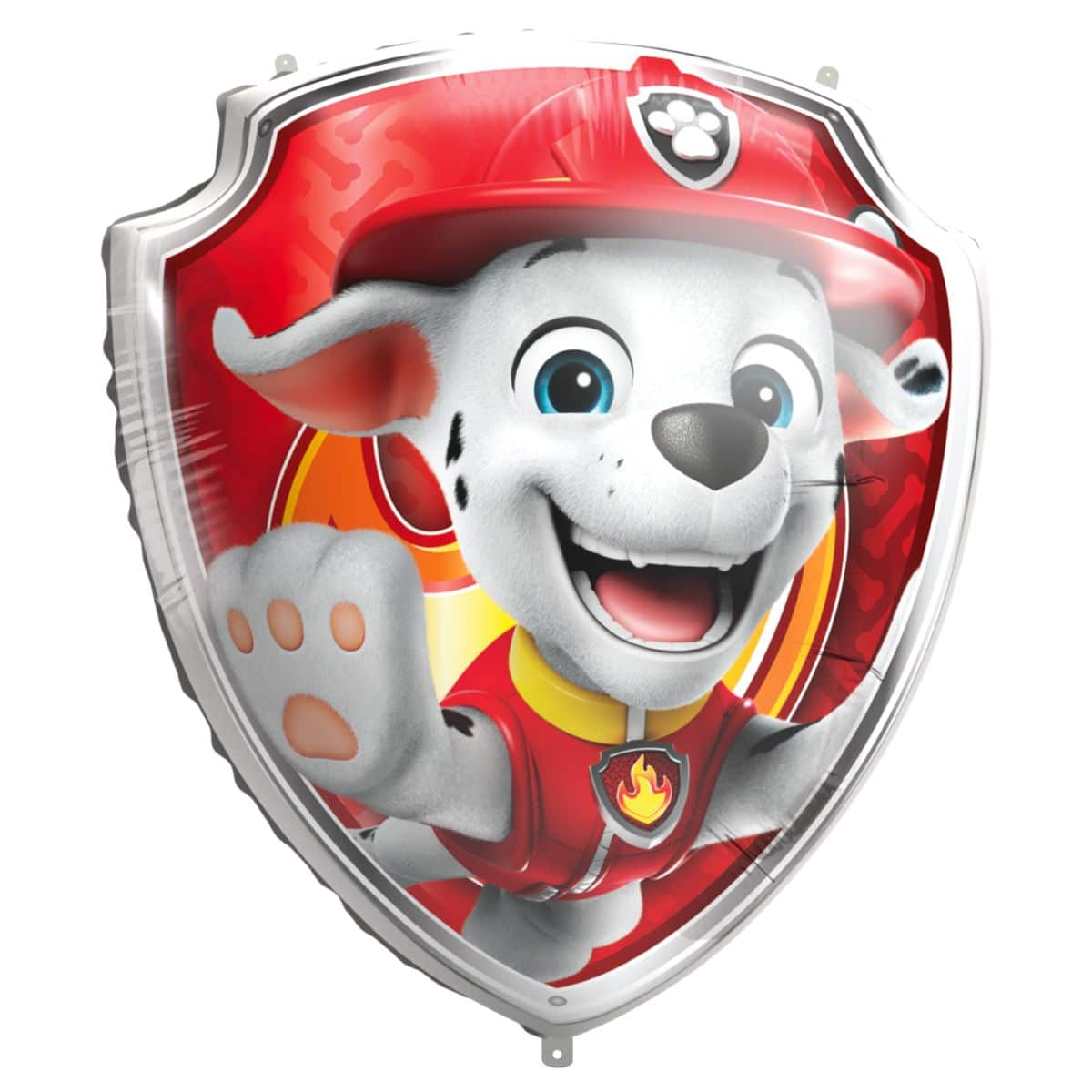 Accesorii petrecere - Balon folie, forma insigna Paw Patrol - Rescue Heroes Marshal 68x75cm