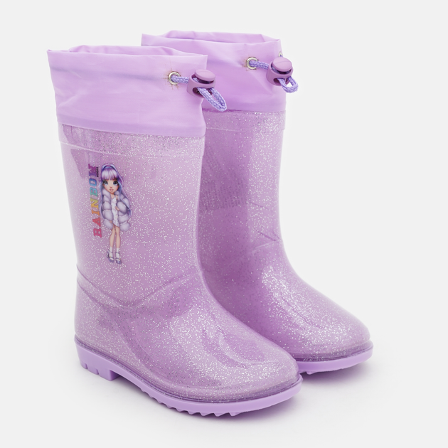 Cizme cu slipici din PVC cu siret Rainbow Castle [2]