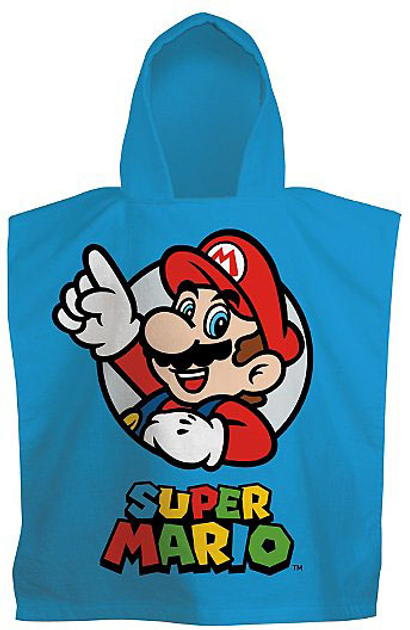 Prosop poncho bumbac, Super Mario, 60x120 cm [1]