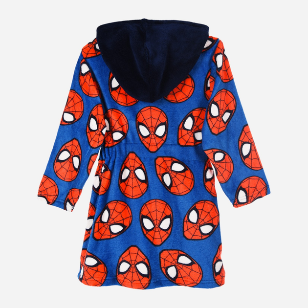 Halat baie coral fleece cu gluga Spiderman [2]