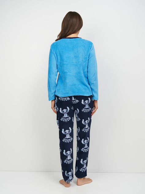Pijamale coral fleece, pentru femei Stitch [2]