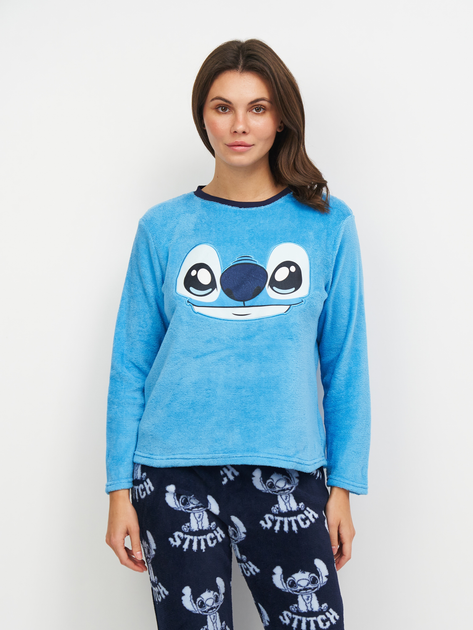 Pijamale coral fleece, pentru femei Stitch [3]