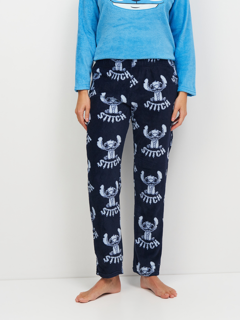 Pijamale coral fleece, pentru femei Stitch [4]