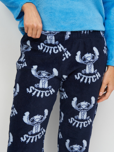 Pijamale coral fleece, pentru femei Stitch [5]