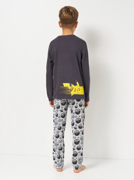 Pijama bumbac, 2 piese, maneca lunga Pokemon [2]