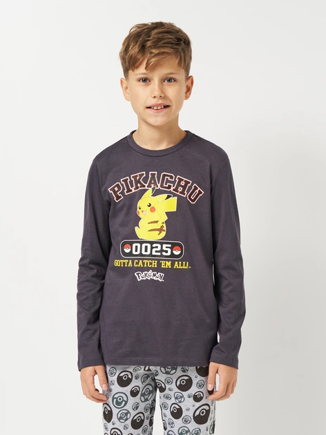 Pijama bumbac, 2 piese, maneca lunga Pokemon [3]