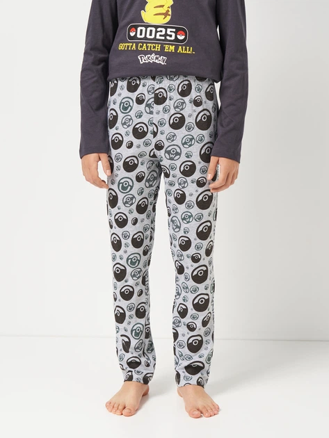 Pijama bumbac, 2 piese, maneca lunga Pokemon [4]