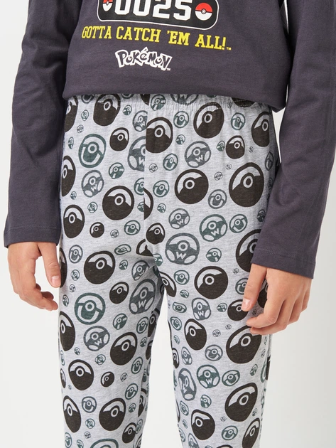 Pijama bumbac, 2 piese, maneca lunga Pokemon [6]