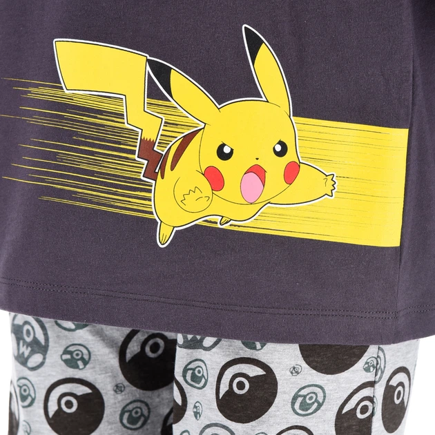 Pijama bumbac, 2 piese, maneca lunga Pokemon [10]