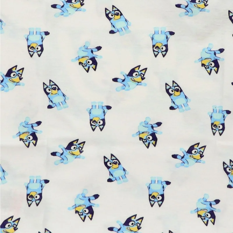 Tricou alb maneca scurta pentru copii Bluey [4]