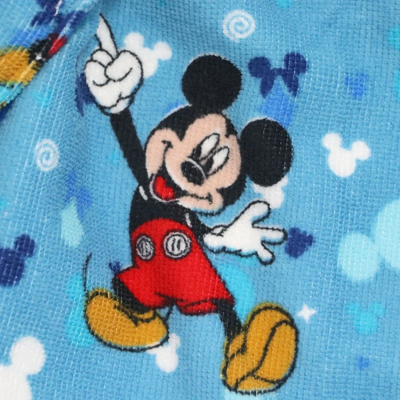 Halat baie cu gluga microfibra Mickey Mouse Happy [7]