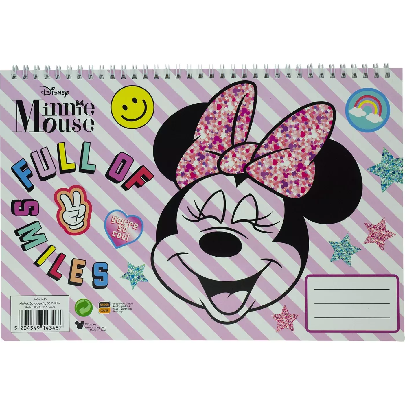Bloc desen A4 spira Minnie Mouse, 30 coli [1]
