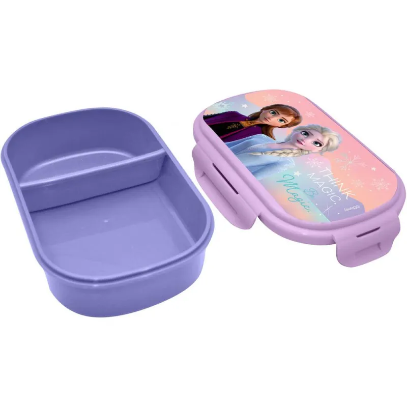 Cutie sandwich plastic cu tacamuri Frozen 2 Be Magic, 22.5x14x6.5 cm [3]