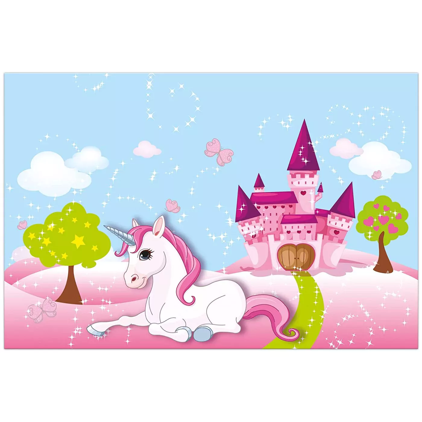 Fata de masa hartie Unicorn Castle 120x180 cm [1]
