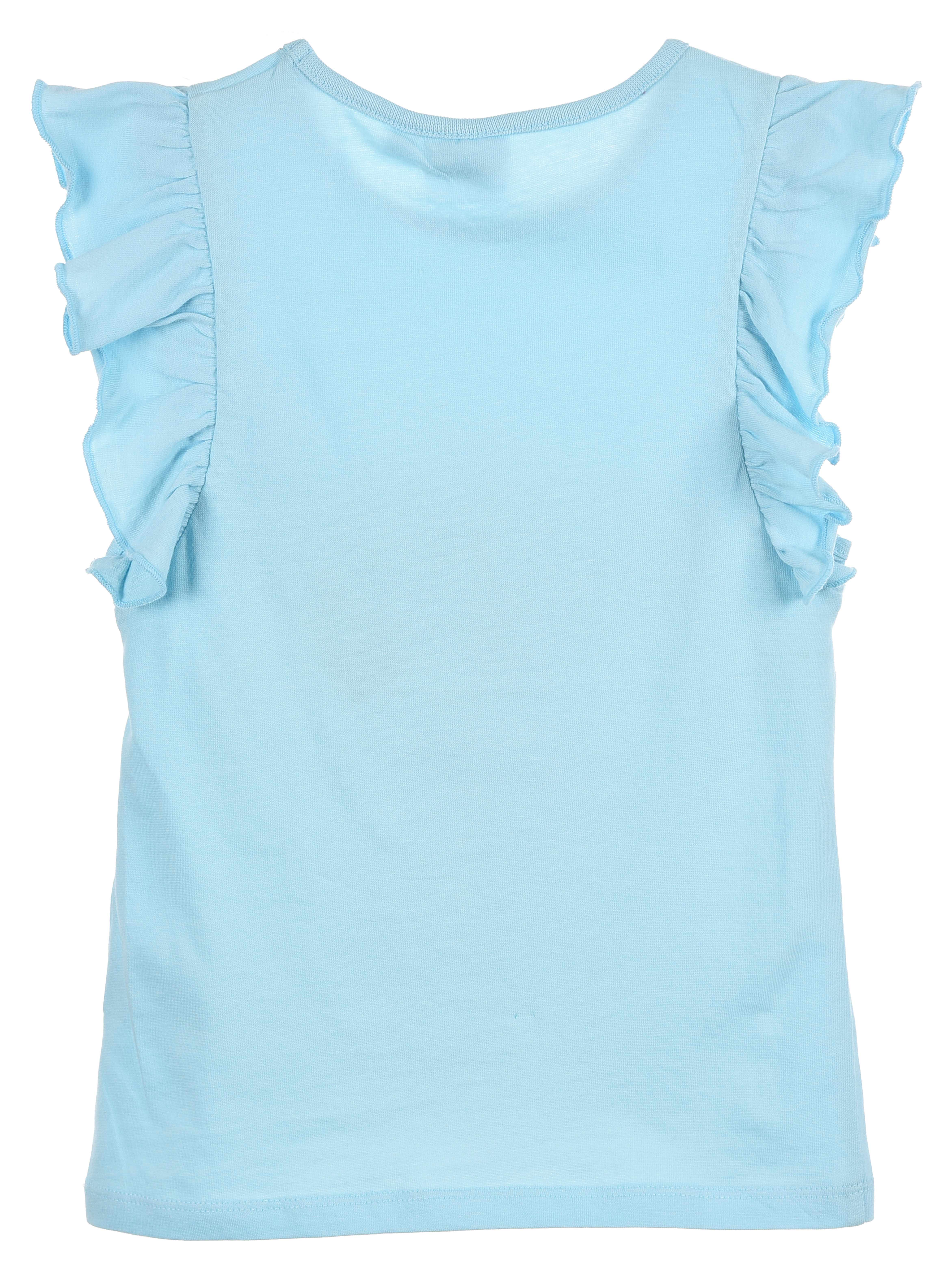 Tricou bumbac maneca scurta cu volanas, Lilo & Stitch Cute [2]