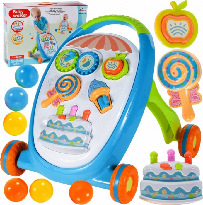 Antemergator Carucior Multifunctional cu tort detasabil si activitati [3]