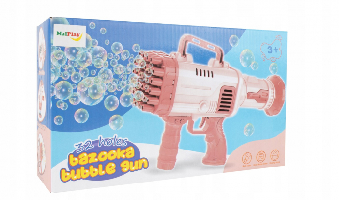 Aparat de facut baloane de sapun, Pistol roz [2]