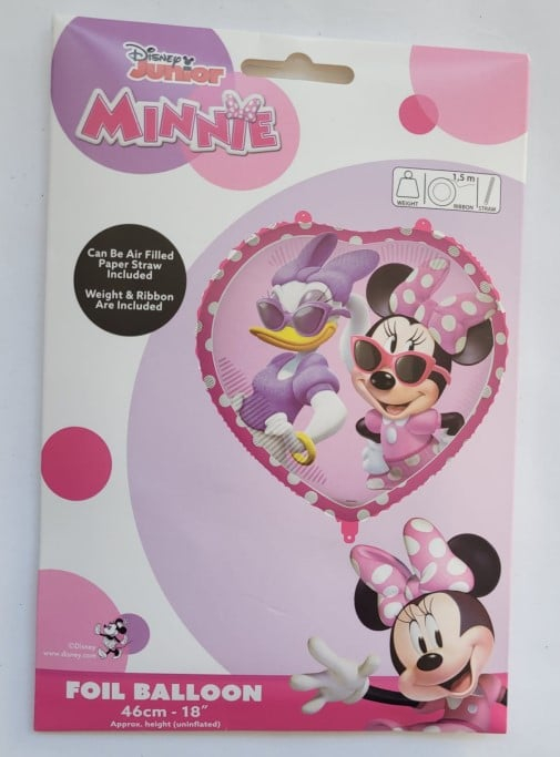 Balon folie inima Minnie Mouse 46 cm [2]