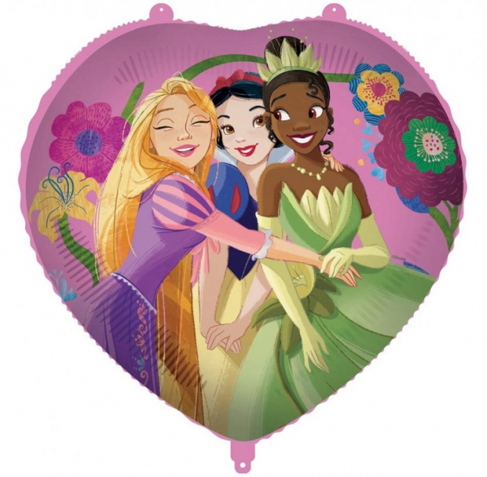 Balon folie inima Printesele Disney 46 cm [1]