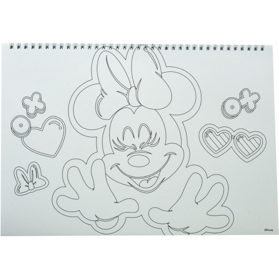 Bloc de desen A4 spirala, Disney Classic, 40 foi si stickere [6]