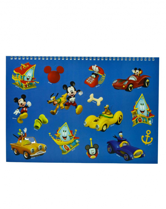 Bloc de desen A4 spirala, Disney Mickey Fun Times, 40 foi si stickere [5]
