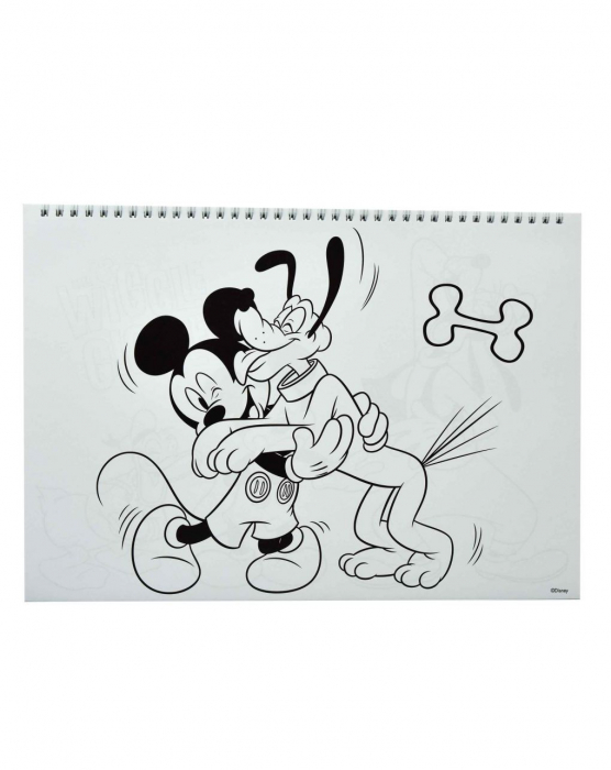 Bloc de desen A4 spirala, Disney Mickey Fun Times, 40 foi si stickere [4]