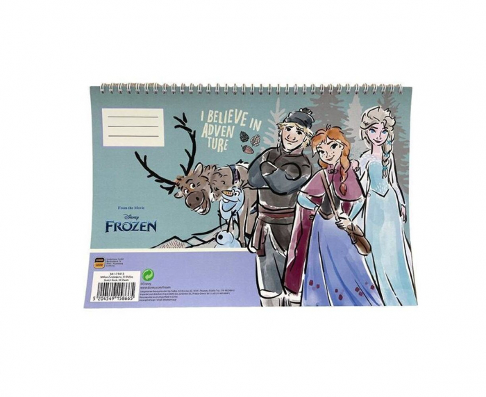 Bloc de desen A4 spirala, Frozen Disney Adventure, 30 foi [1]