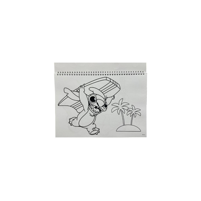 Bloc de desen A4 spirala, Lilo & Stitch Chillin', 40 foi si stickere [5]