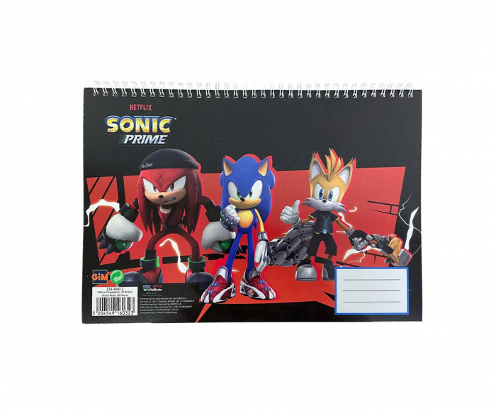 Bloc de desen A4 spirala, Sonic, Prime, 30 foi [1]