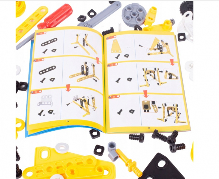 Set 120 blocuri de constructie vehicule 8 in 1 [2]