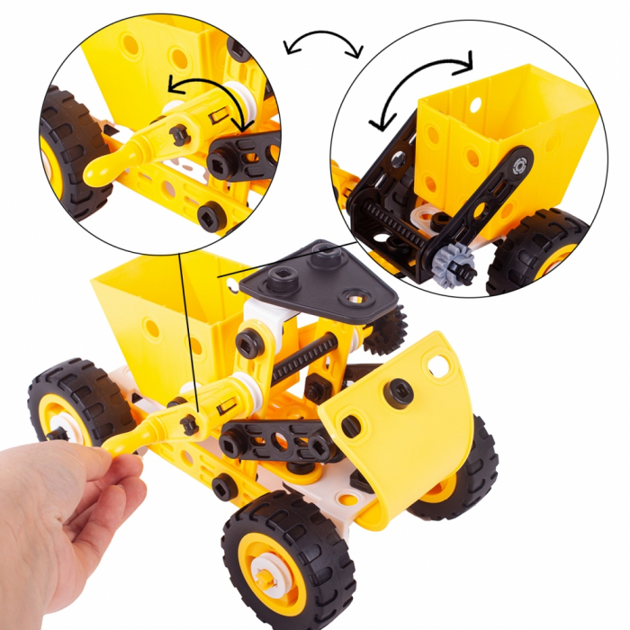 Set 120 blocuri de constructie vehicule 8 in 1 [8]