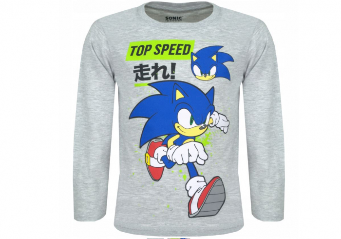 Bluza bumbac, maneca lunga, Sonic Top Speed [1]