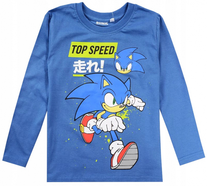 Bluză mânecă lungă Sonic Top Speed pentru copii [2]
