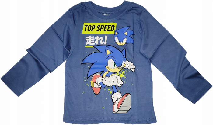 Bluză mânecă lungă Sonic Top Speed pentru copii [3]