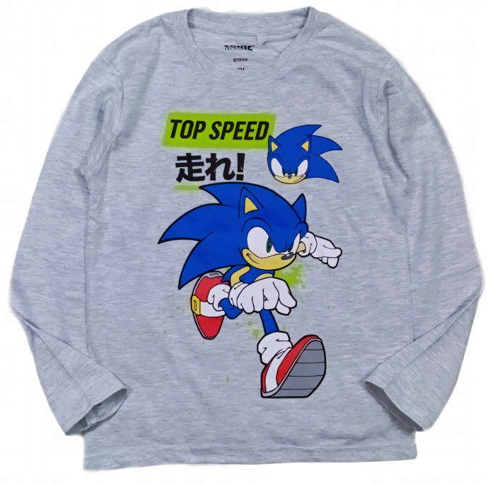 Bluza bumbac, maneca lunga, Sonic Top Speed [2]