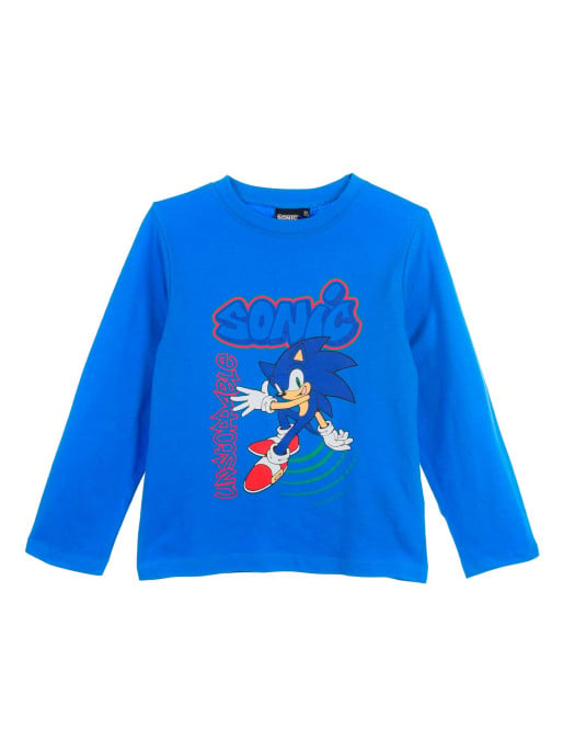 Bluza bumbac, maneca lunga, Sonic Unstoppable [2]