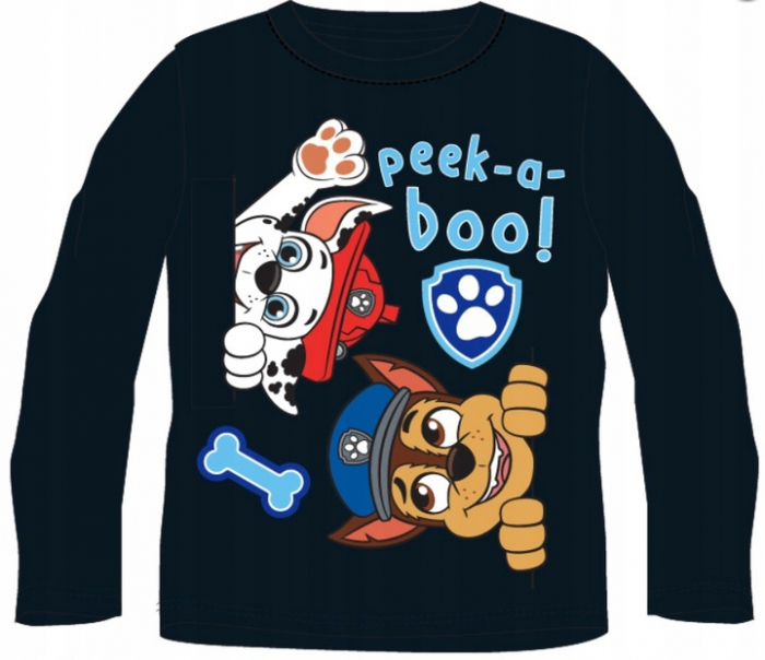 Bluza bumbac, maneca lunga, Paw Patrol Peek-a-boo [2]