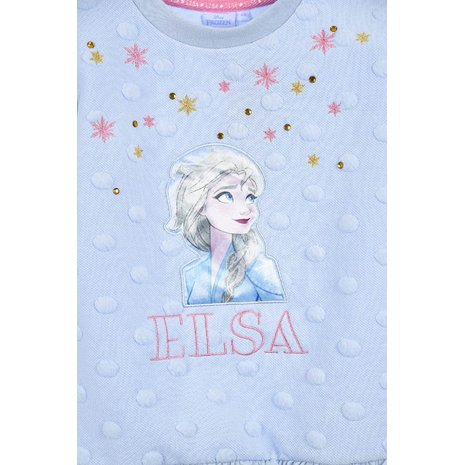 Bluza maneca lunga cu volan, Frozen Elsa [3]