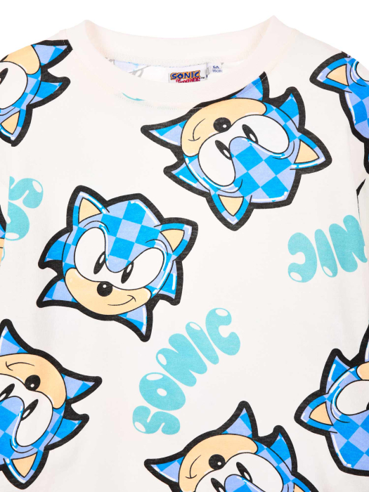 Bluza din bumbac cu maneca lunga Sonic [3]