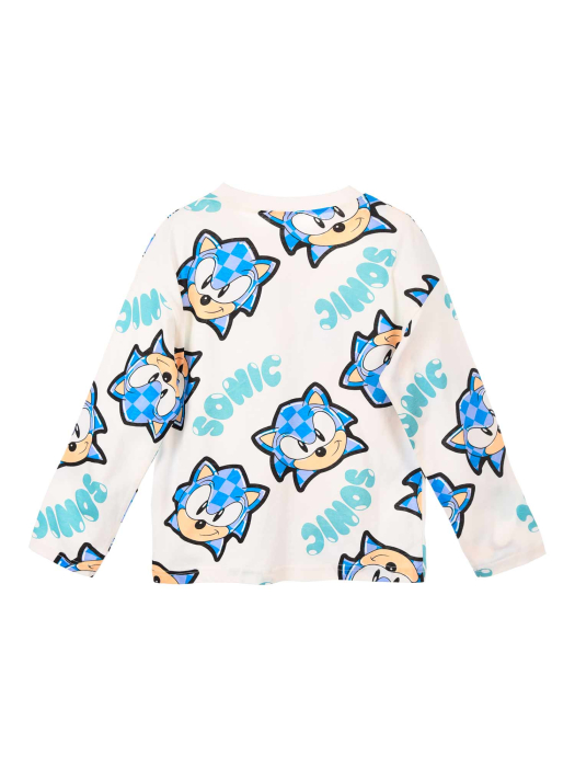 Bluza din bumbac cu maneca lunga Sonic [2]