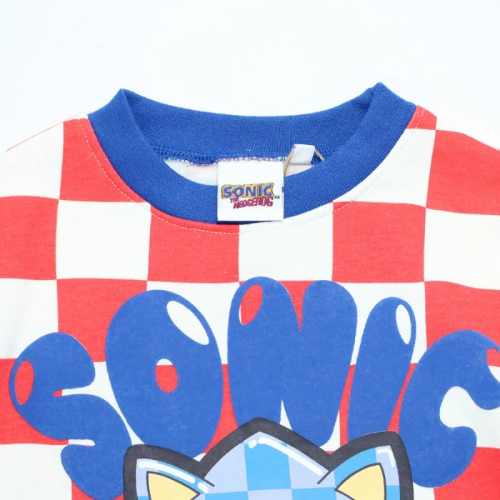 Bluza groasa, maneca lunga cu design Sonic [3]