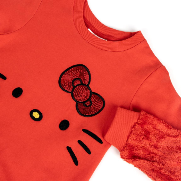 Bluza groasa cu maneca lunga Hello Kitty [3]