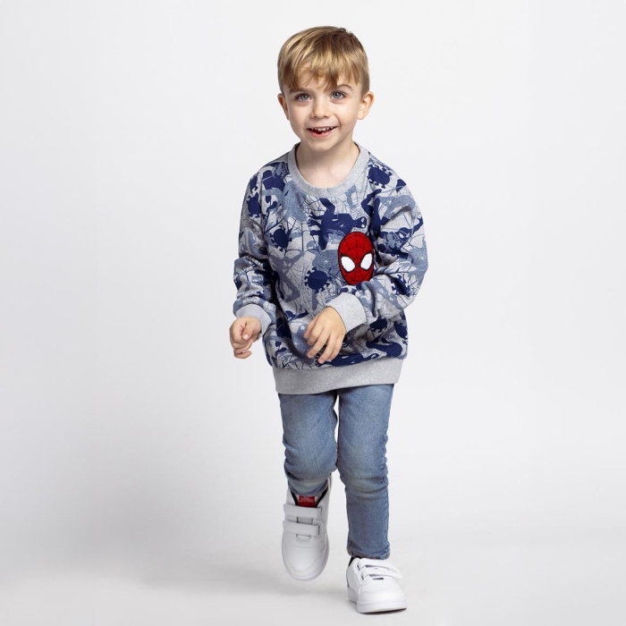 Bluza maneca lunga cu design Spiderman [4]