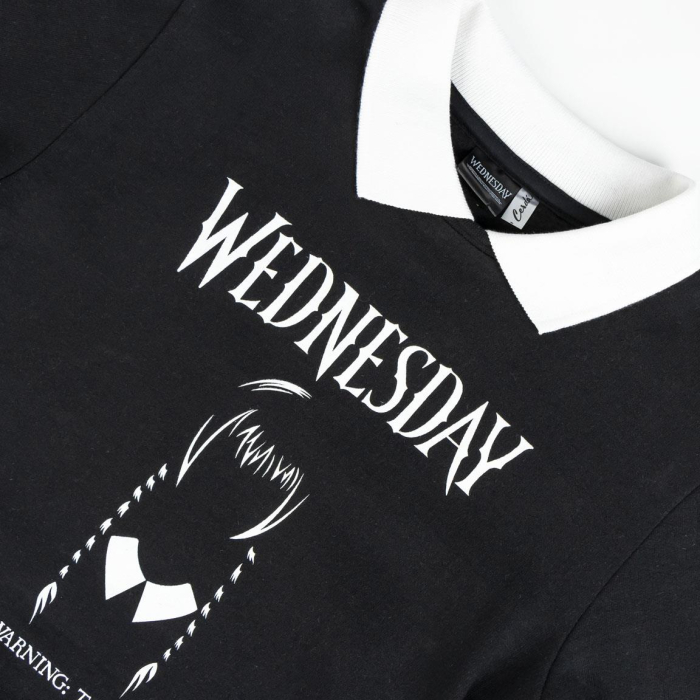 Bluza maneca cu design Wednesday [3]