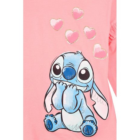 Bluza roz maneca lunga cu volanse, Lilo si Stitch [3]