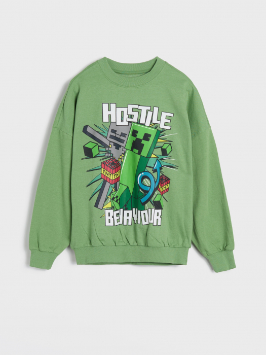 Bluza sport maneca lunga Minecraft Hostile Behaviour [1]