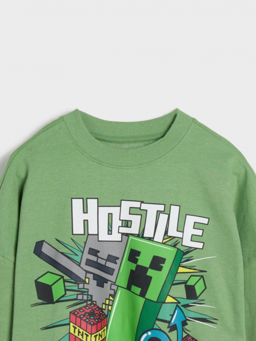 Bluza sport maneca lunga Minecraft Hostile Behaviour [6]