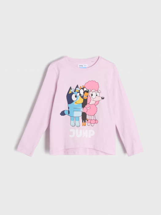 Bluza din bumbac cu maneca lunga Bluey Jump [2]